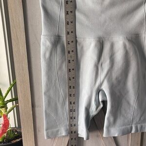 Women's Baby Blue High-Waisted Shorts